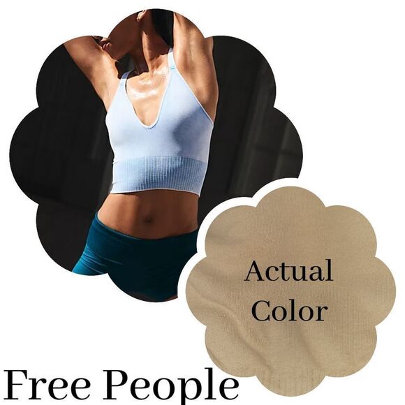 NWOT Free People Good Karma Crop Top - Picture 1 of 10